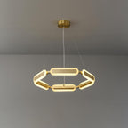 Lustra Chandelier Anneau Géométrique en Laiton - Neutralighting