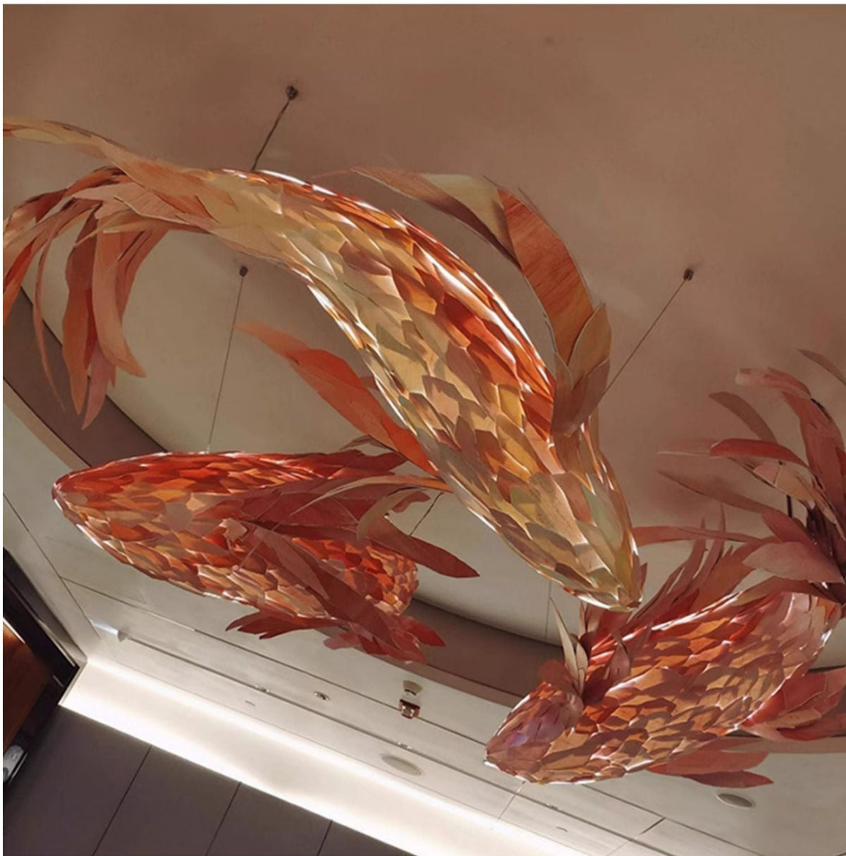 Orshair Individuel Créativité Métal Bois Lustre - Neutralighting