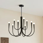 Lustra Chandelier Bras Swoop Laiton Minimaliste - Neutralighting