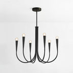Lustra Chandelier Bras Swoop Laiton Minimaliste - Neutralighting