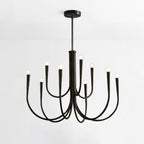 Lustra Chandelier Bras Swoop Laiton Minimaliste - Neutralighting
