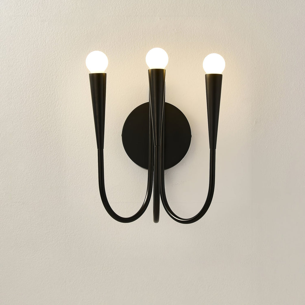 Swoop Applique Murale à Bras en Verre Élégance Premium - Neutralighting