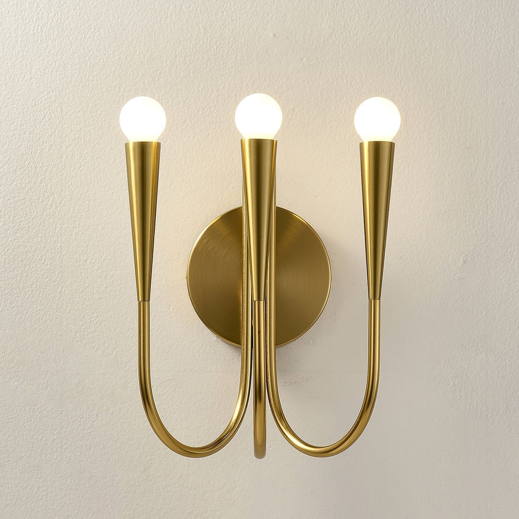 Swoop Applique Murale à Bras en Verre Élégance Premium - Neutralighting