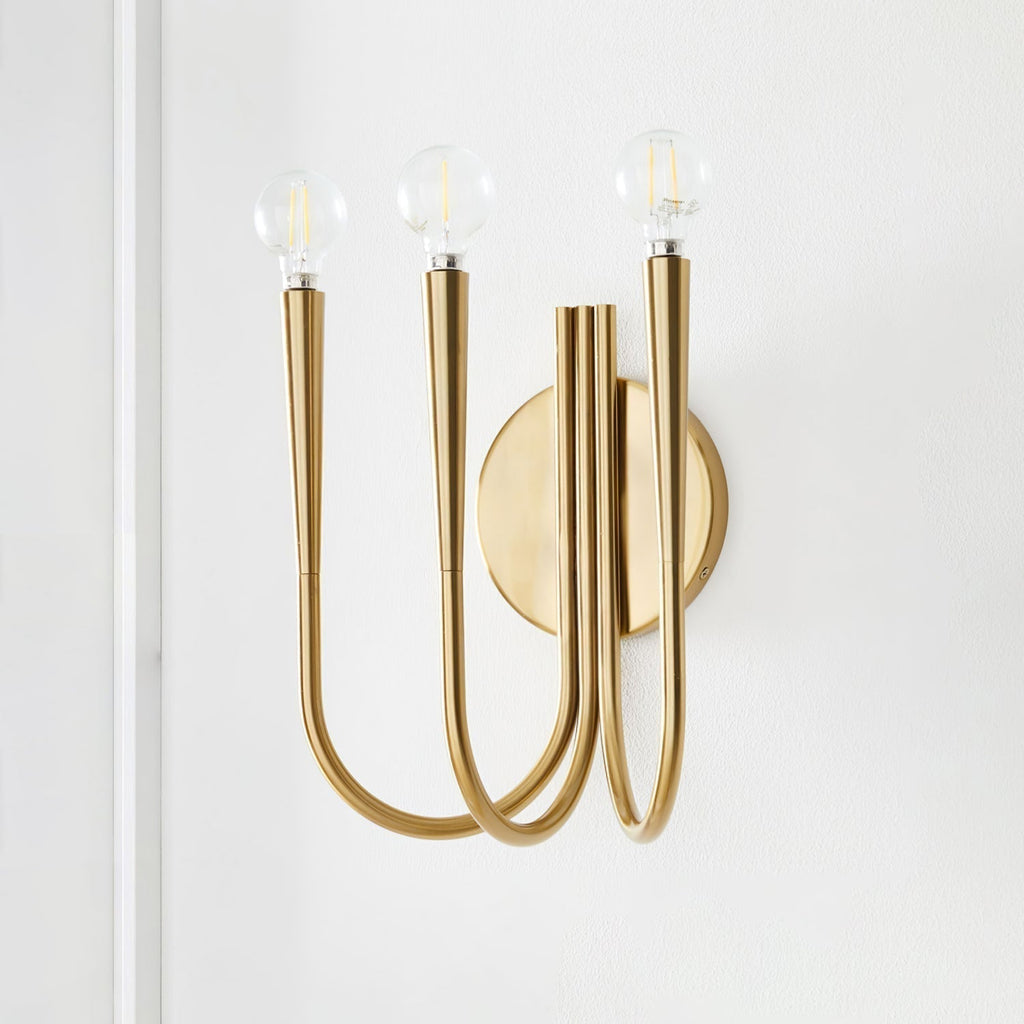 Swoop Applique Murale à Bras en Verre Élégance Premium - Neutralighting