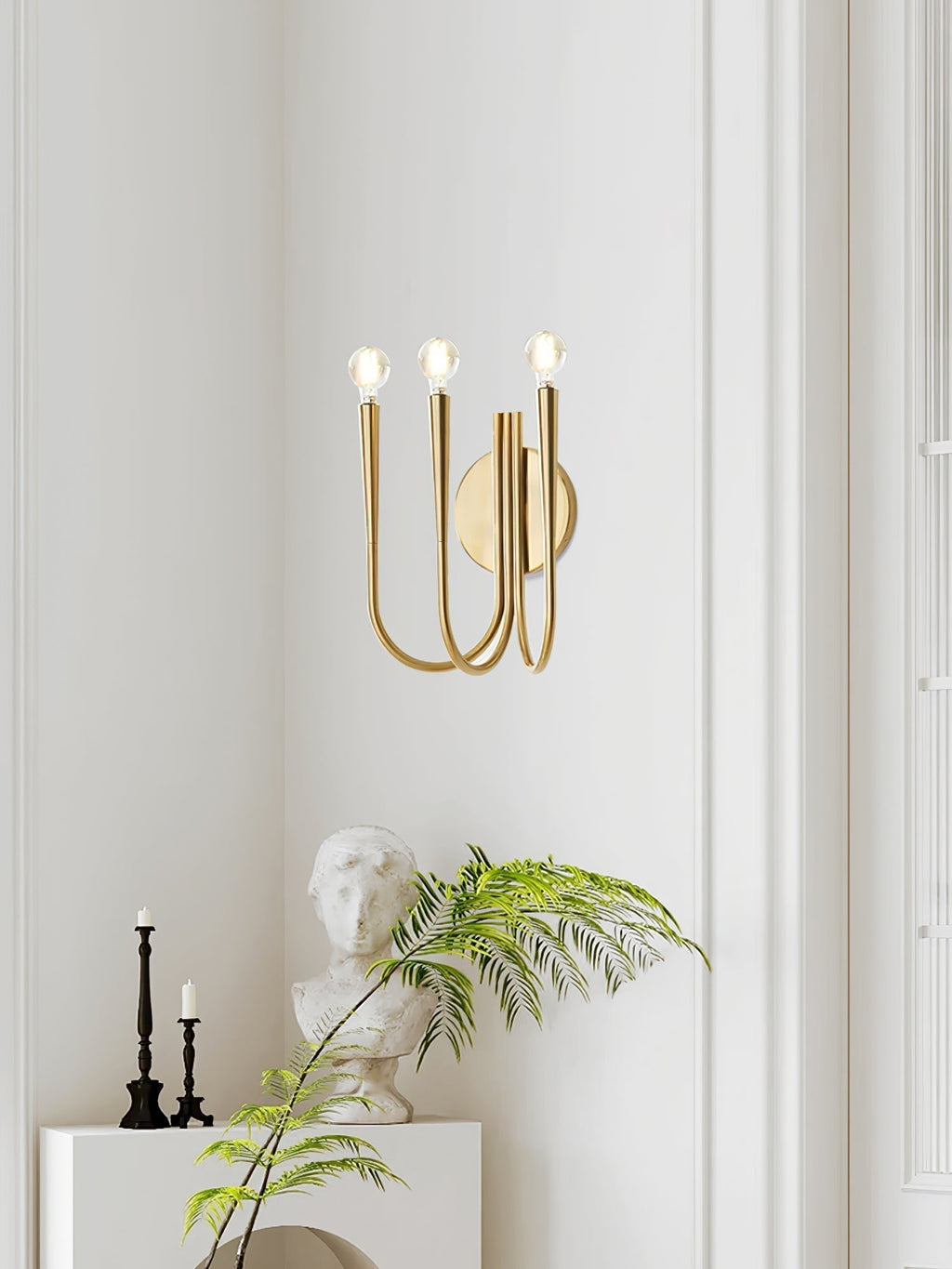 Swoop Applique Murale à Bras en Verre Élégance Premium - Neutralighting