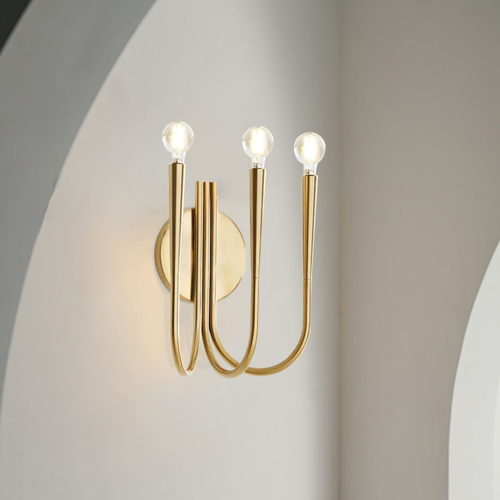 Swoop Applique Murale à Bras en Verre Élégance Premium - Neutralighting