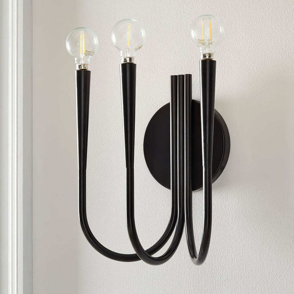 Swoop Applique Murale à Bras en Verre Élégance Premium - Neutralighting