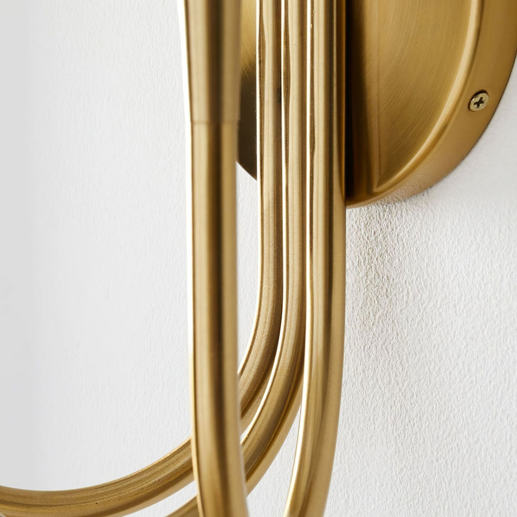Swoop Applique Murale à Bras en Verre Élégance Premium - Neutralighting