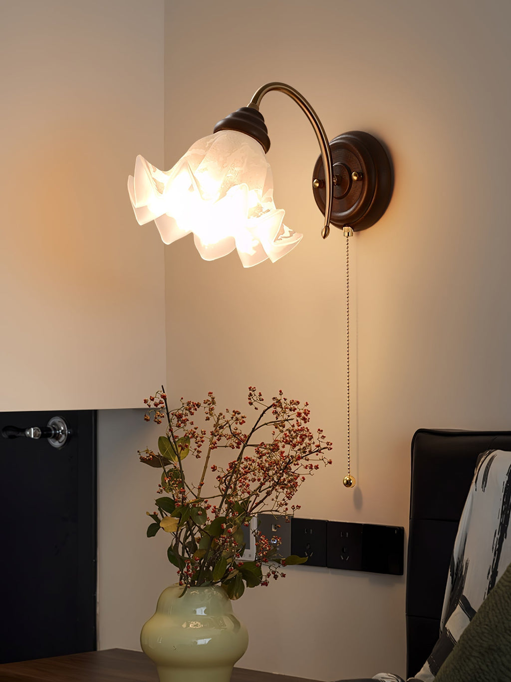 Civenan Applique Murale Verre Art Nordic Élégance - Neutralighting