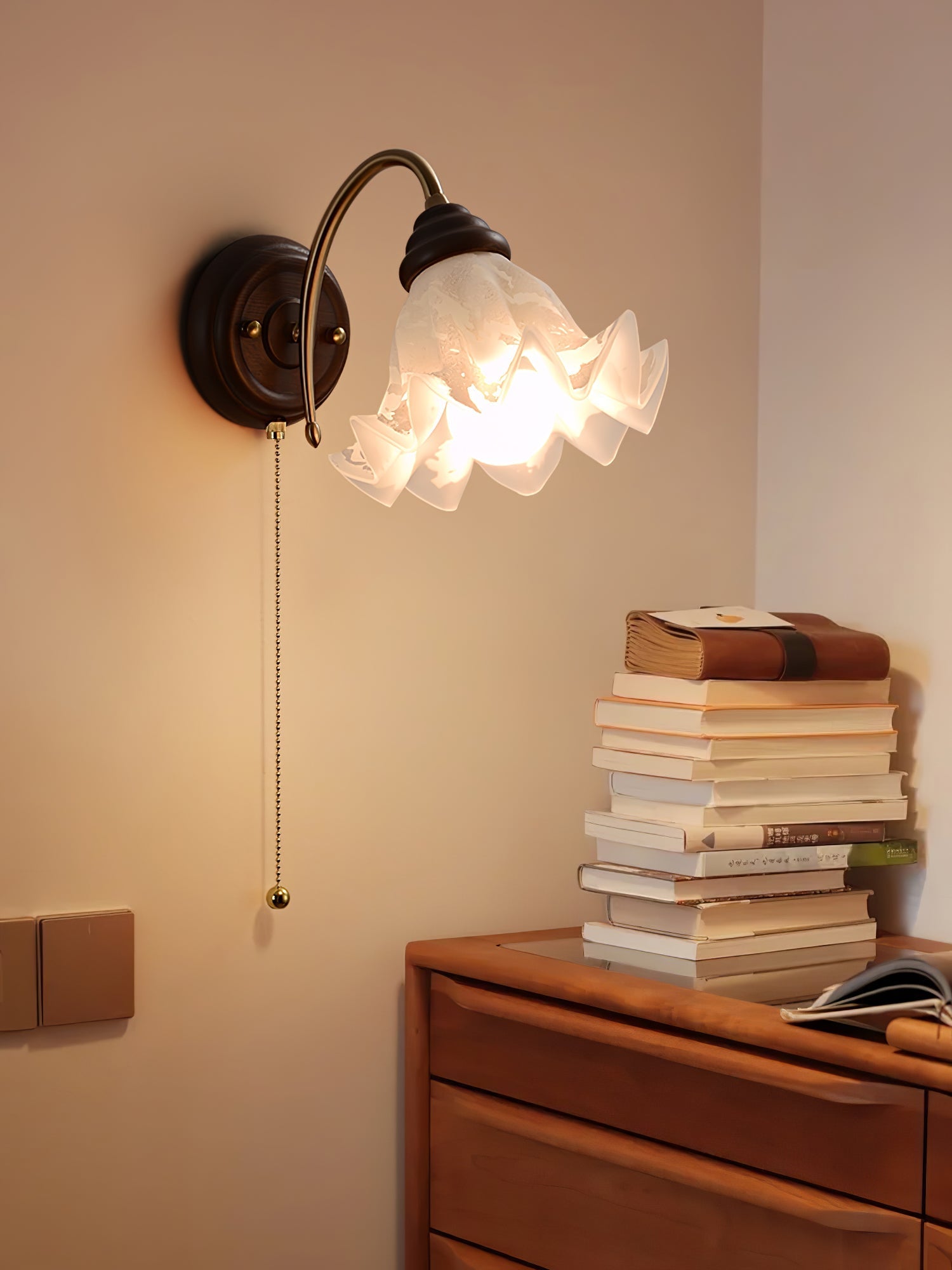 Civenan Applique Murale Verre Art Nordic Élégance - Neutralighting