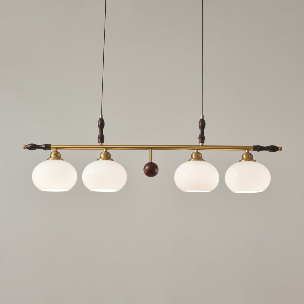 Sylvara Lampe Pendante en Bois et Verre Premium - Neutralighting