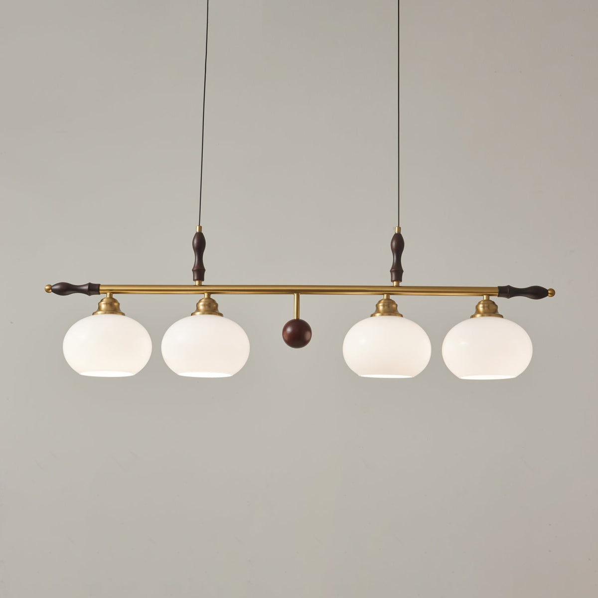 Sylvara Lampe Pendante en Bois et Verre Premium - Neutralighting
