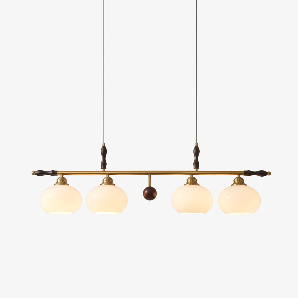 Sylvara Lampe Pendante en Bois et Verre Premium - Neutralighting