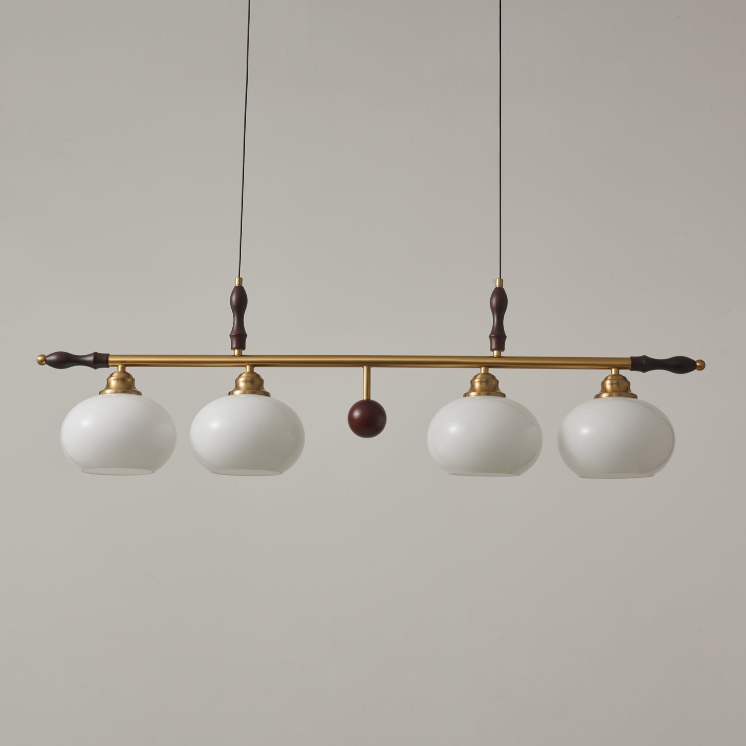 Sylvara Lampe Pendante en Bois et Verre Premium - Neutralighting