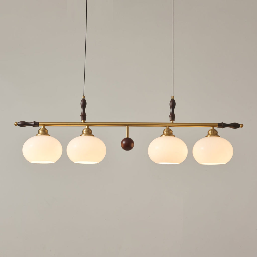 Sylvara Lampe Pendante en Bois et Verre Premium - Neutralighting