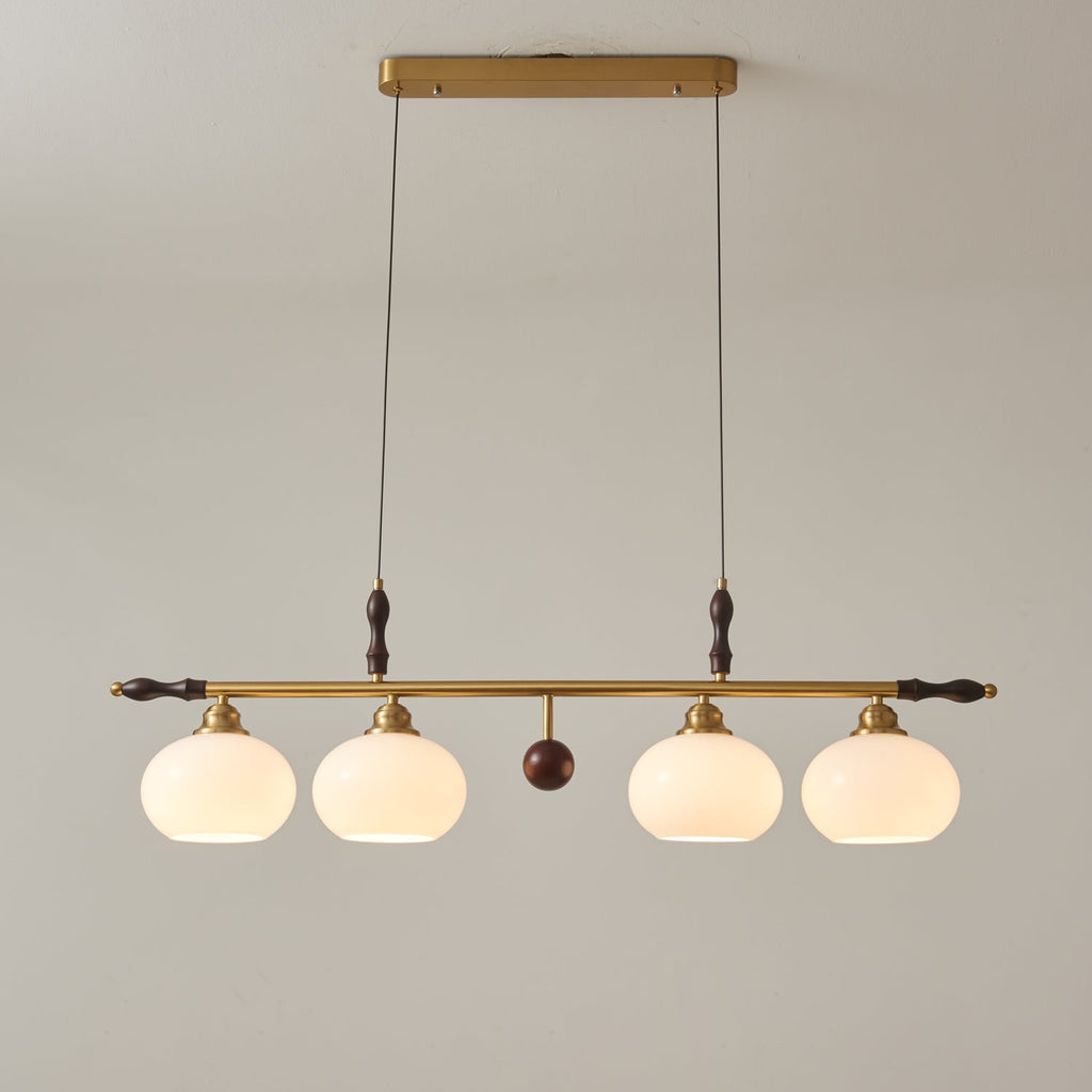 Sylvara Lampe Pendante en Bois et Verre Premium - Neutralighting