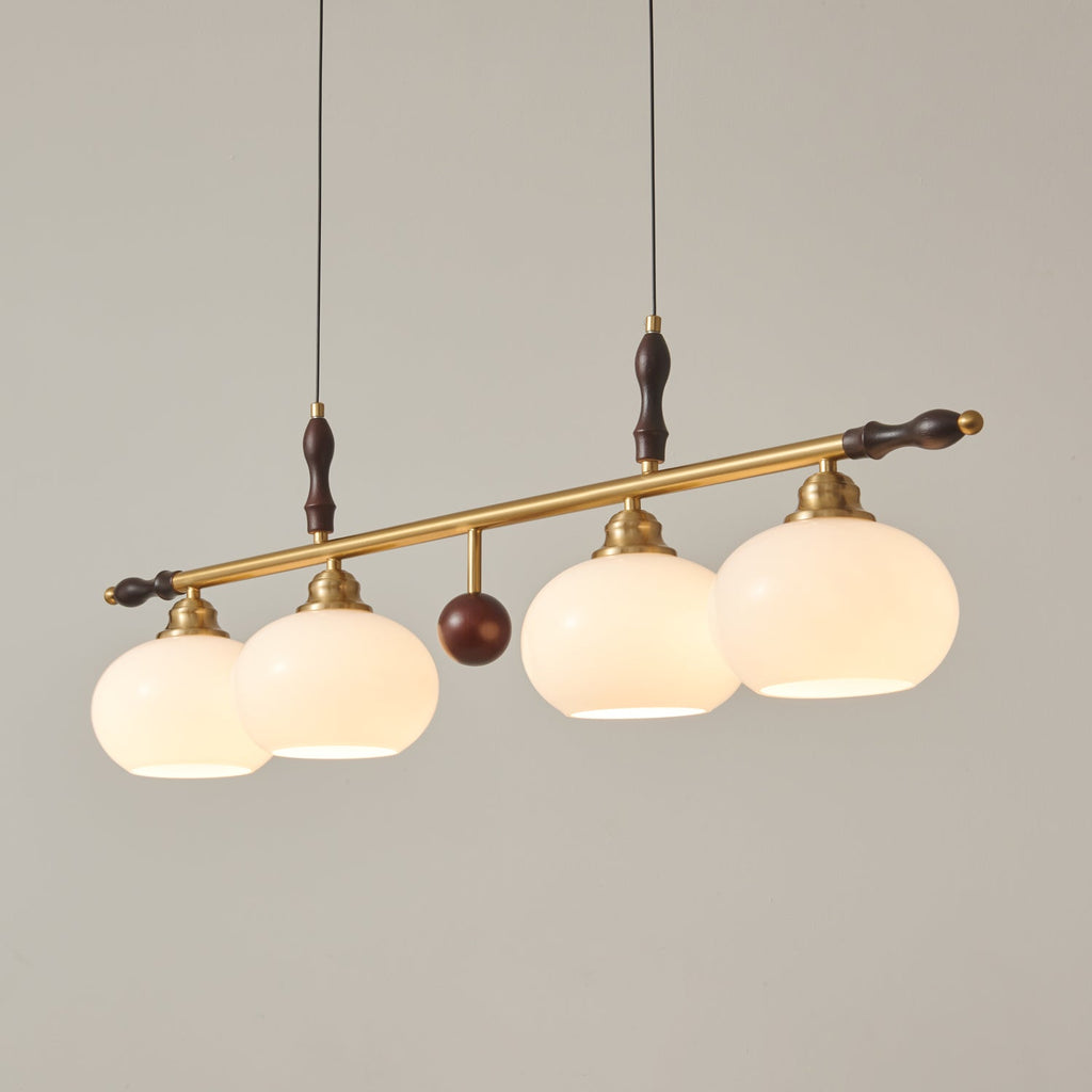 Sylvara Lampe Pendante en Bois et Verre Premium - Neutralighting