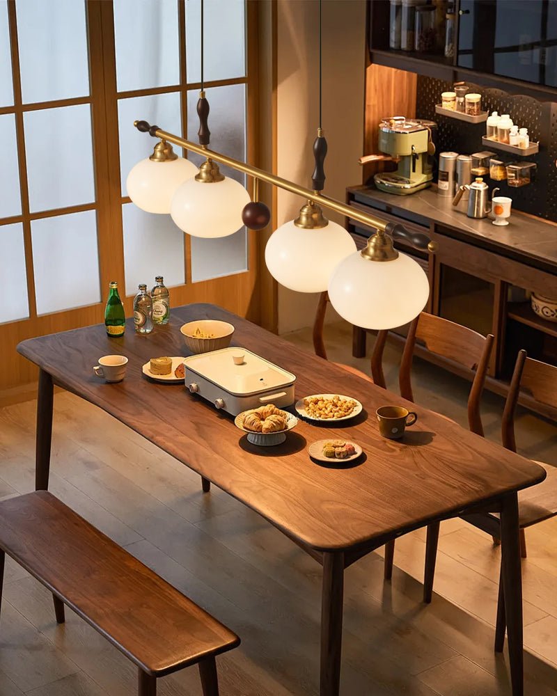 Sylvara Lampe Pendante en Bois et Verre Premium - Neutralighting