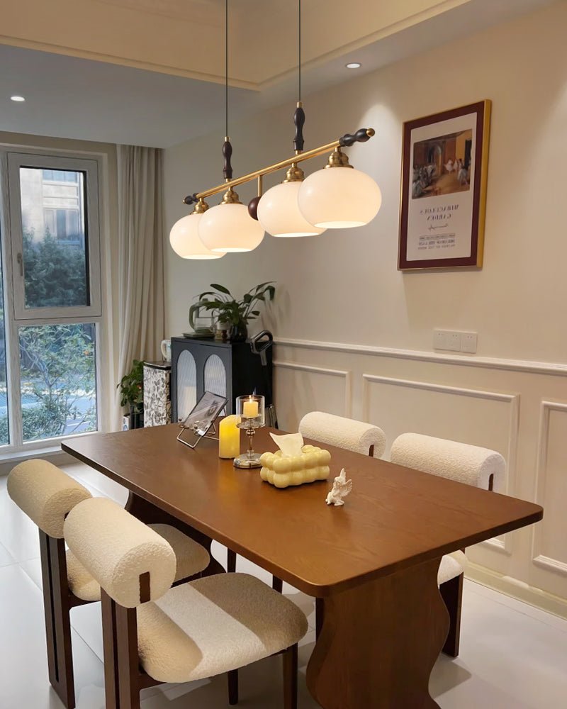 Sylvara Lampe Pendante en Bois et Verre Premium - Neutralighting
