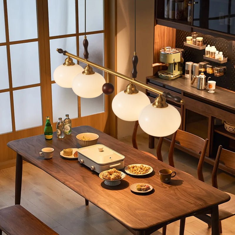 Sylvara Lampe Pendante en Bois et Verre Premium - Neutralighting