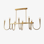 Lustra Chandelier Or Symphonie Courbée Élégante - Neutralighting