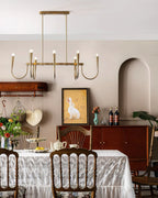 Lustra Chandelier Or Symphonie Courbée Élégante - Neutralighting