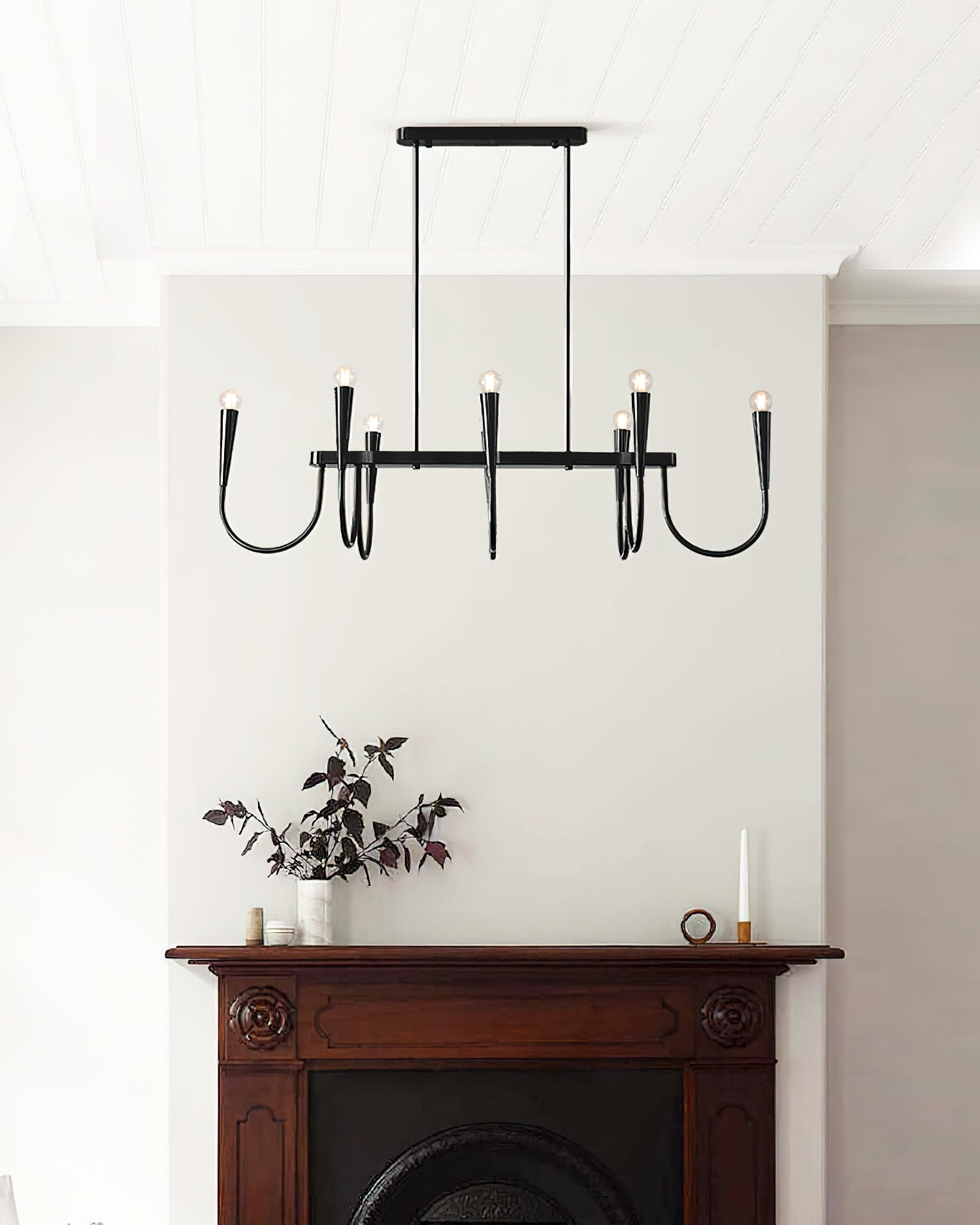 Lustra Chandelier Or Symphonie Courbée Élégante - Neutralighting