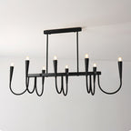 Lustra Chandelier Or Symphonie Courbée Élégante - Neutralighting