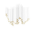Ovynira Chandelier Tige en Or - Neutralighting