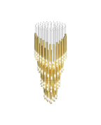 Ovynira Chandelier Tige en Or - Neutralighting