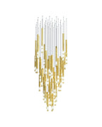 Ovynira Chandelier Tige en Or - Neutralighting