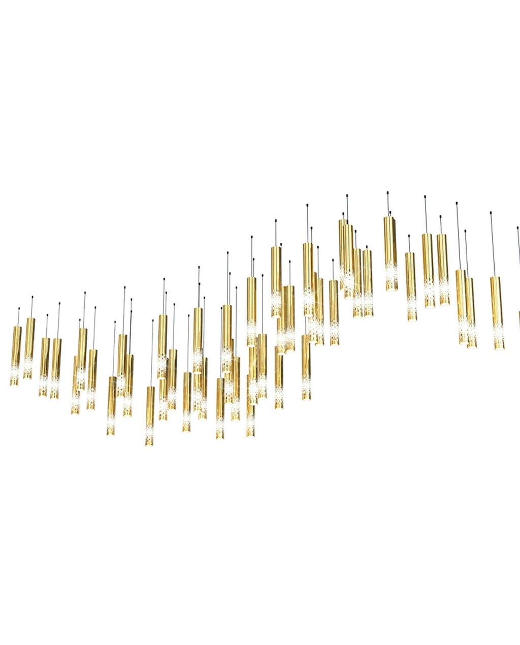 Ovynira Chandelier Tige en Or - Neutralighting