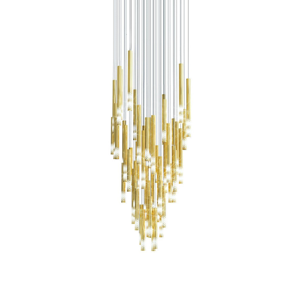 Ovynira Chandelier Tige en Or - Neutralighting