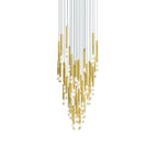 Ovynira Chandelier Tige en Or - Neutralighting
