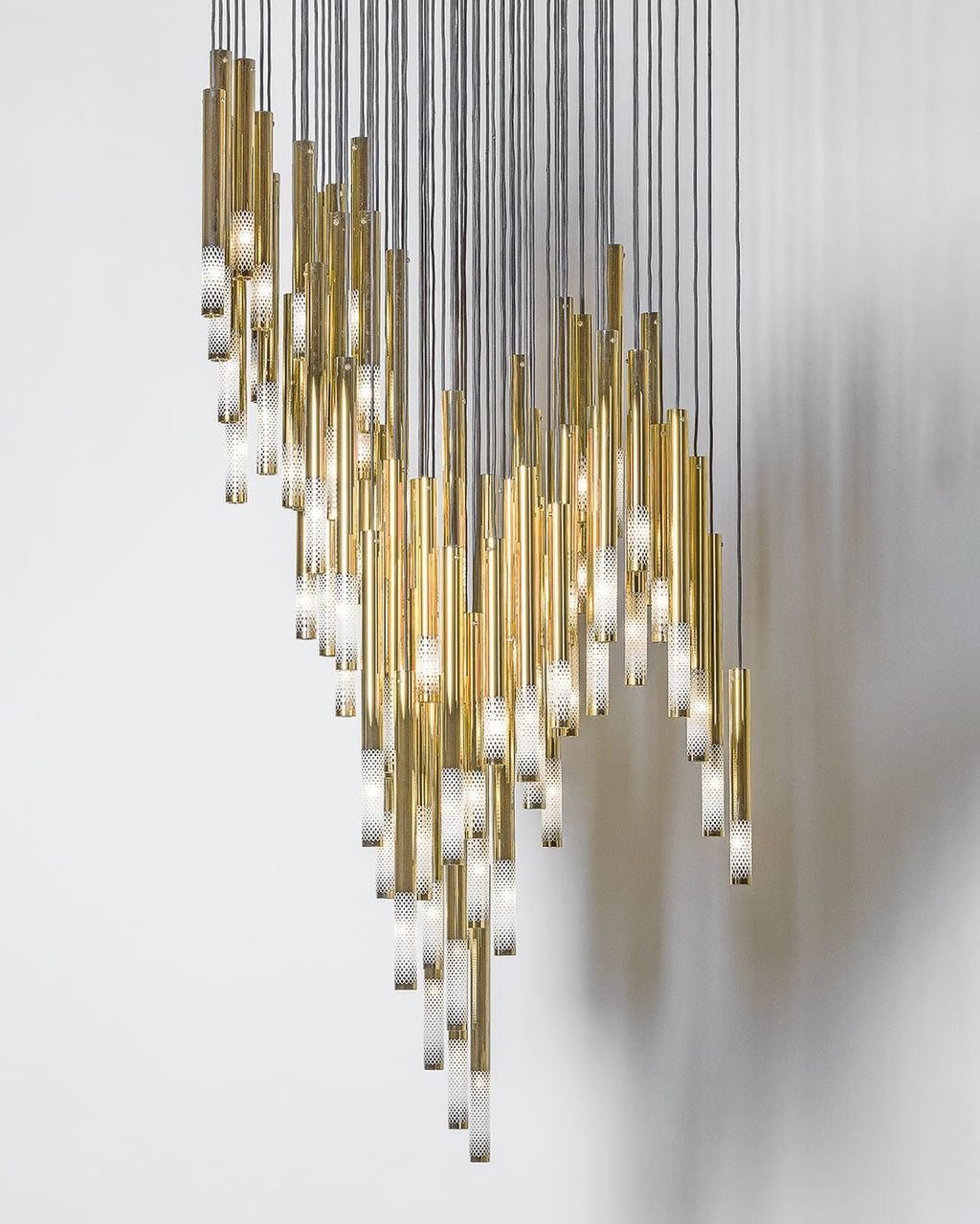 Ovynira Chandelier Tige en Or - Neutralighting