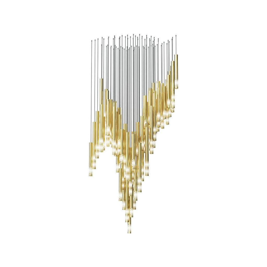 Ovynira Chandelier Tige en Or - Neutralighting