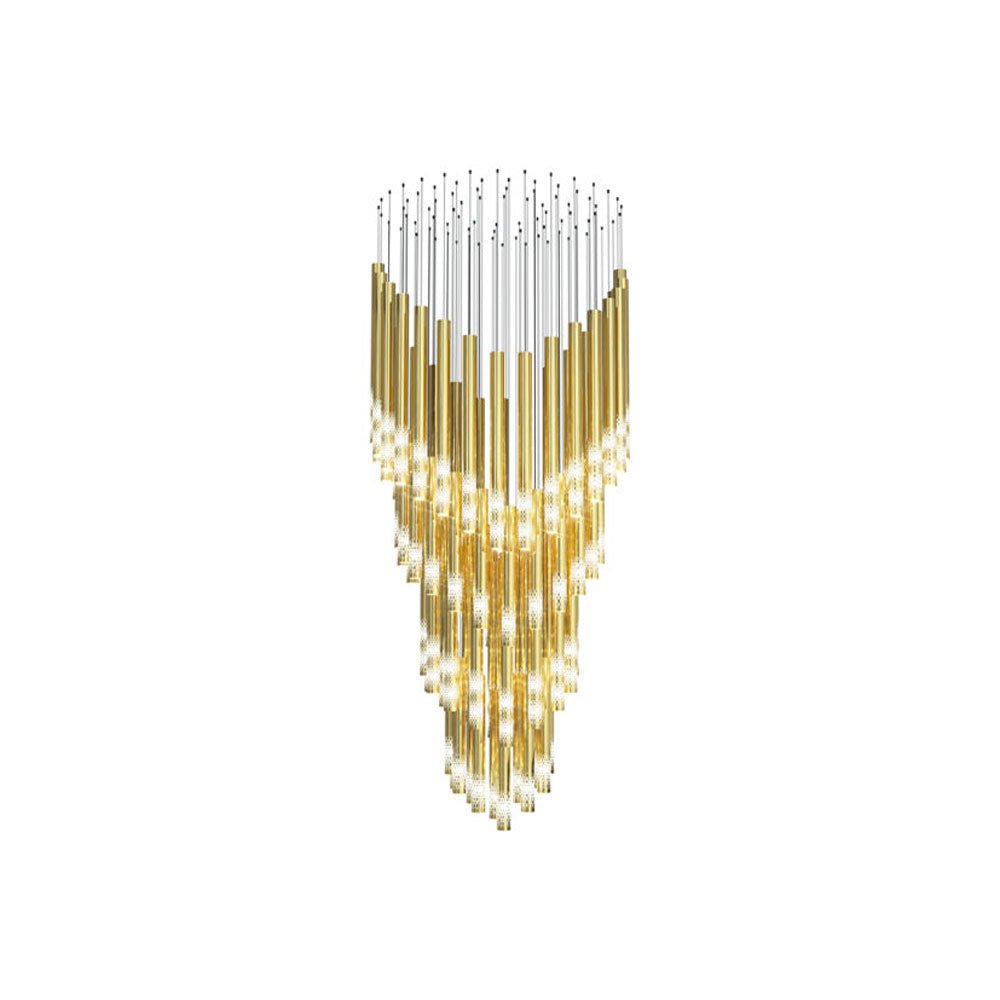 Ovynira Chandelier Tige en Or - Neutralighting