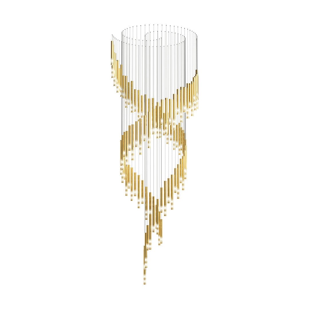 Ovynira Chandelier Tige en Or - Neutralighting