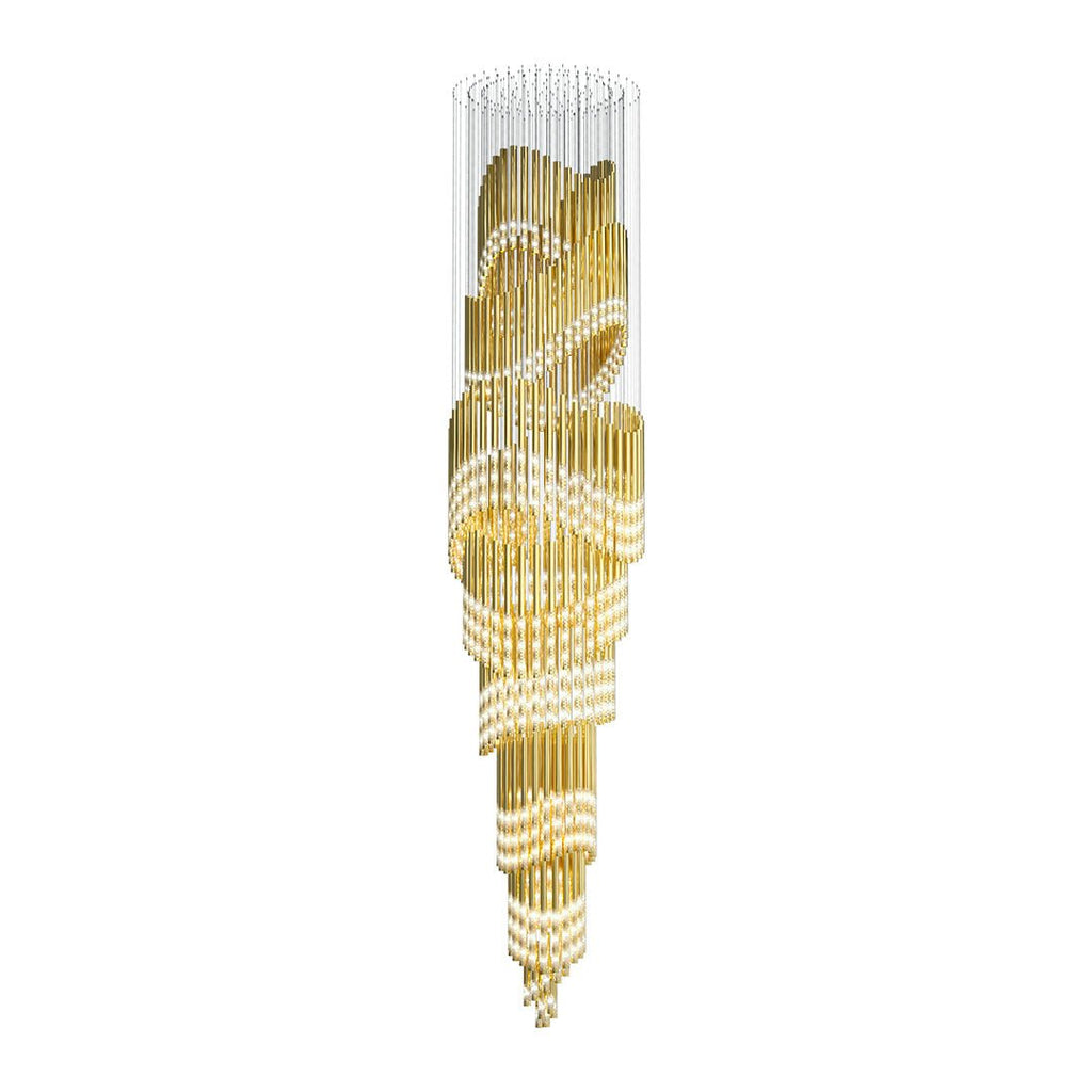 Ovynira Chandelier Tige en Or - Neutralighting