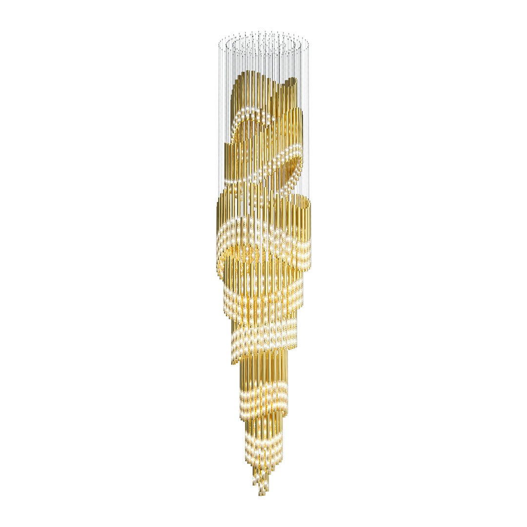 Ovynira Chandelier Tige en Or - Neutralighting