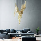 Ovynira Chandelier Tige en Or - Neutralighting