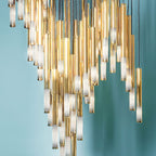 Ovynira Chandelier Tige en Or - Neutralighting