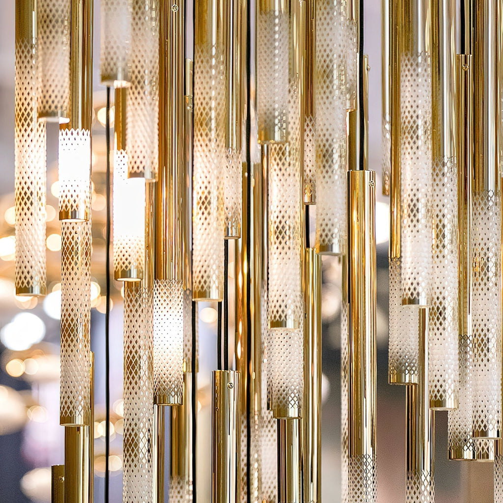 Ovynira Chandelier Tige en Or - Neutralighting