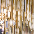 Ovynira Chandelier Tige en Or - Neutralighting