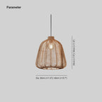 Ritta Suspension LED Rotin Salon/Chambre à Coucher/Bar - Neutralighting
