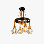 Epoch Lustre Globe Industriel Rétro en Métal Noir Pour Bar/Salon - Neutralighting