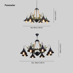 Epoch Lustre Vintage en Métal Noir Salon/Restaurant - Neutralighting