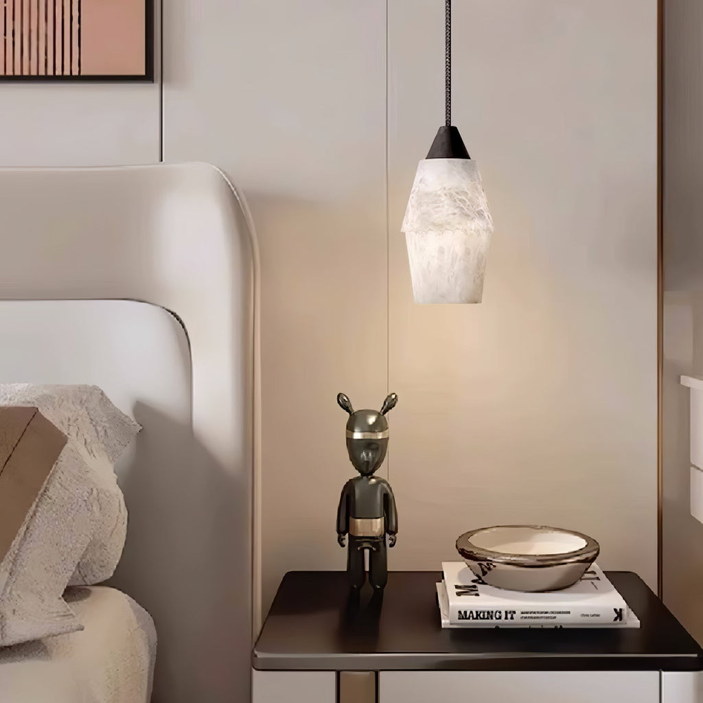 Ostara Suspension Laiton Albâtre - Neutralighting