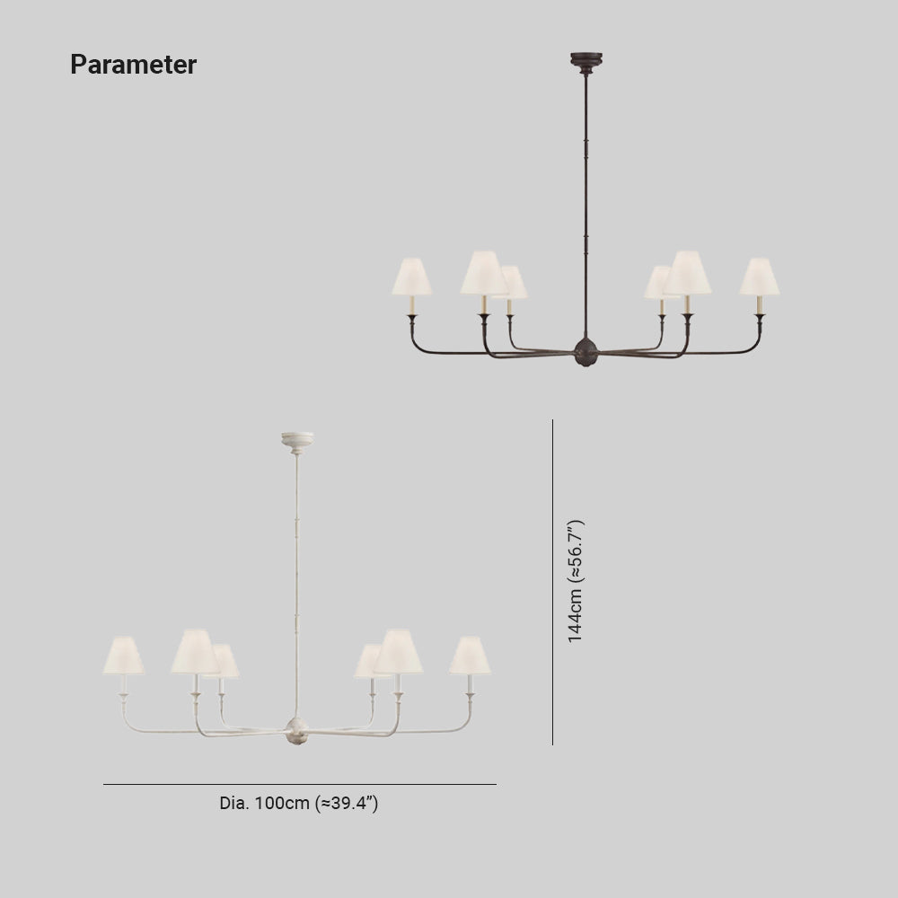 Silva Lustre Orientable Vintage, Métal/Acrylique, Noir/Blanc/Laiton, Salon - Neutralighting