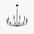 Silva Lustre Linéaire LED Moderne, Métal, Noir, Salon - Neutralighting